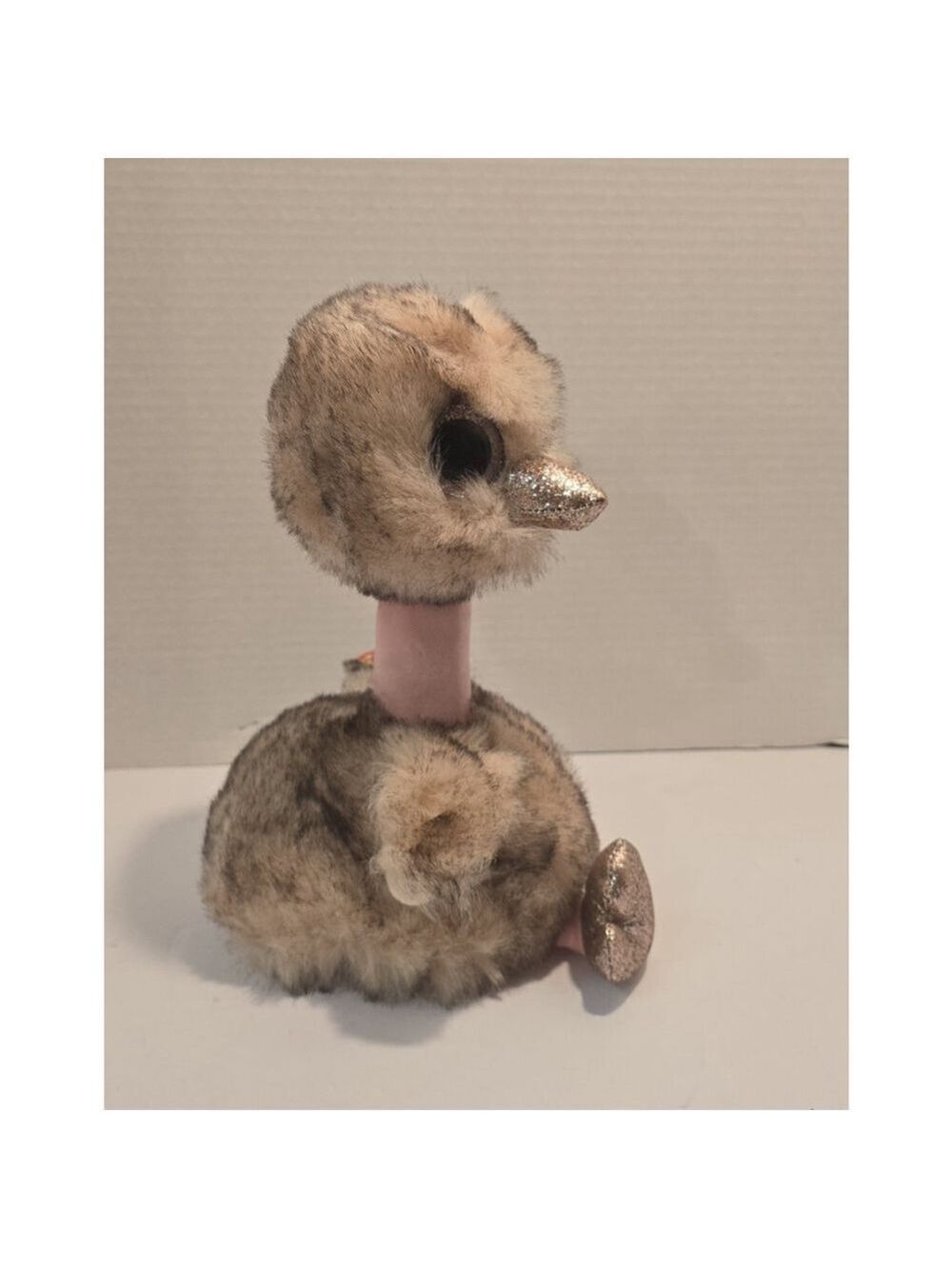 NWT 2019 TY Beanie Boos - Plush HENNA the OSTRICH - sitting - Medium Sized - Picture 6 of 9